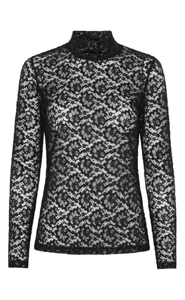 Continue Bluse - Alberte - Black