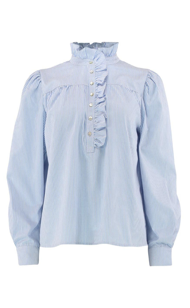 Continue Bluse - Ariana - Blue Stripe