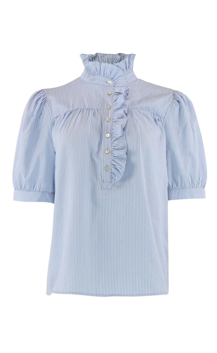 Continue Bluse - Ariana - Blue Stripe