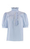 Continue Bluse - Ariana - Blue Stripe