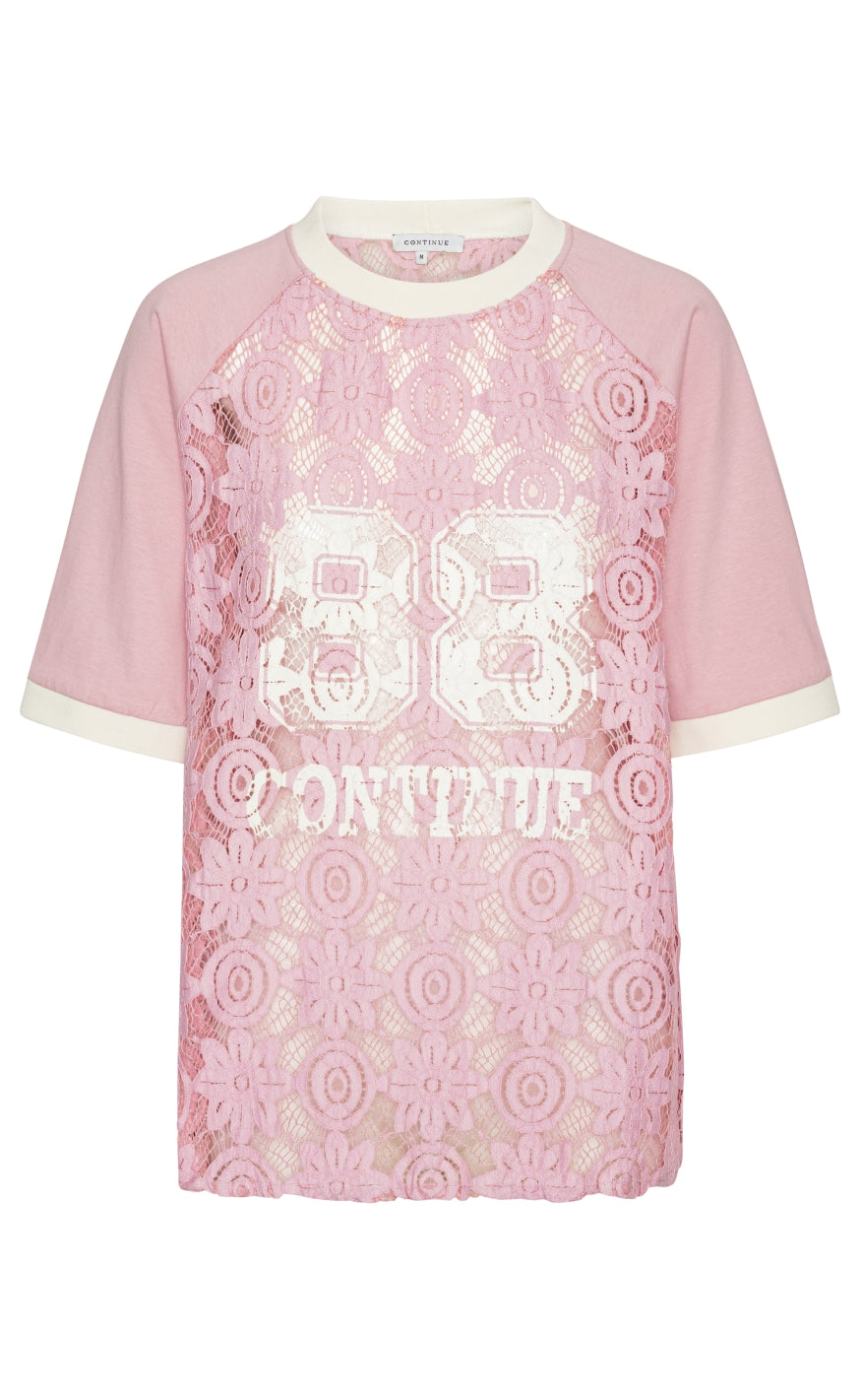 Continue Bluse - Conni 88 Lace - Rose