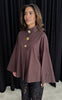 Continue Bluse - Klara - Dark Brown
