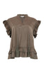 Continue Bluse - Kris - Latte