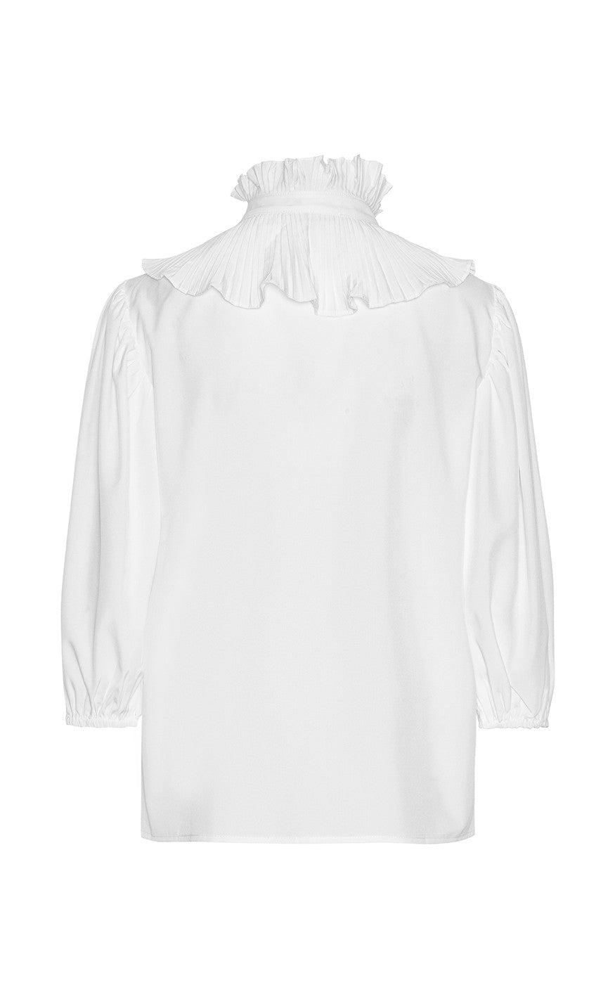 Continue Bluse - Pernille 3/4 Sleeve - White