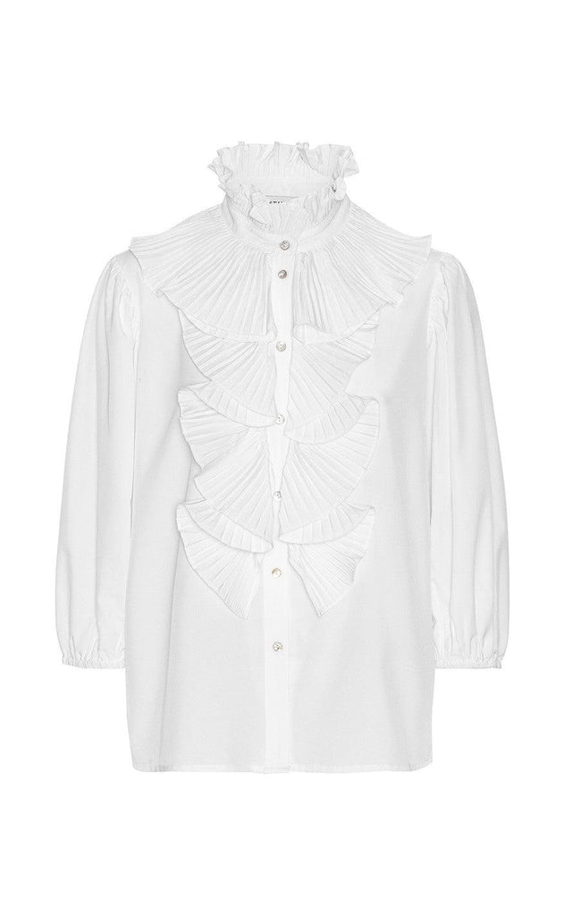 Continue Bluse - Pernille 3/4 Sleeve - White
