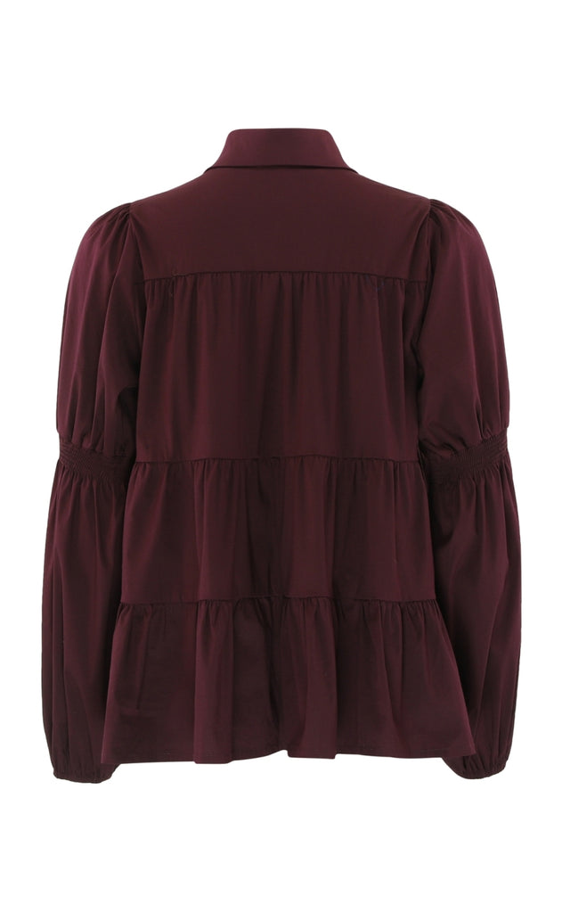 Continue Bluse - Sanna - Bordeaux