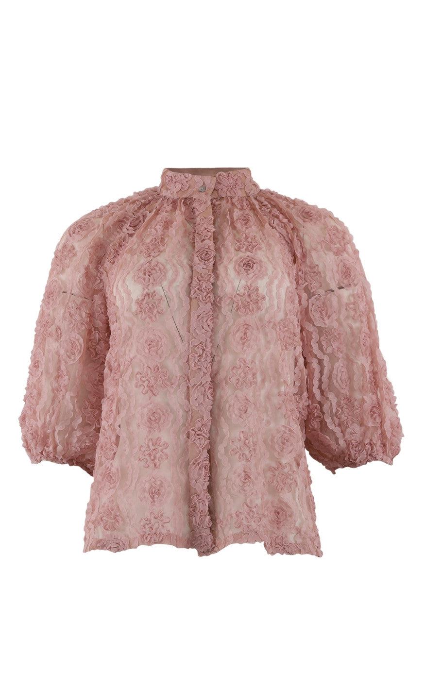 Continue Bluse - Sia Lace - Rose