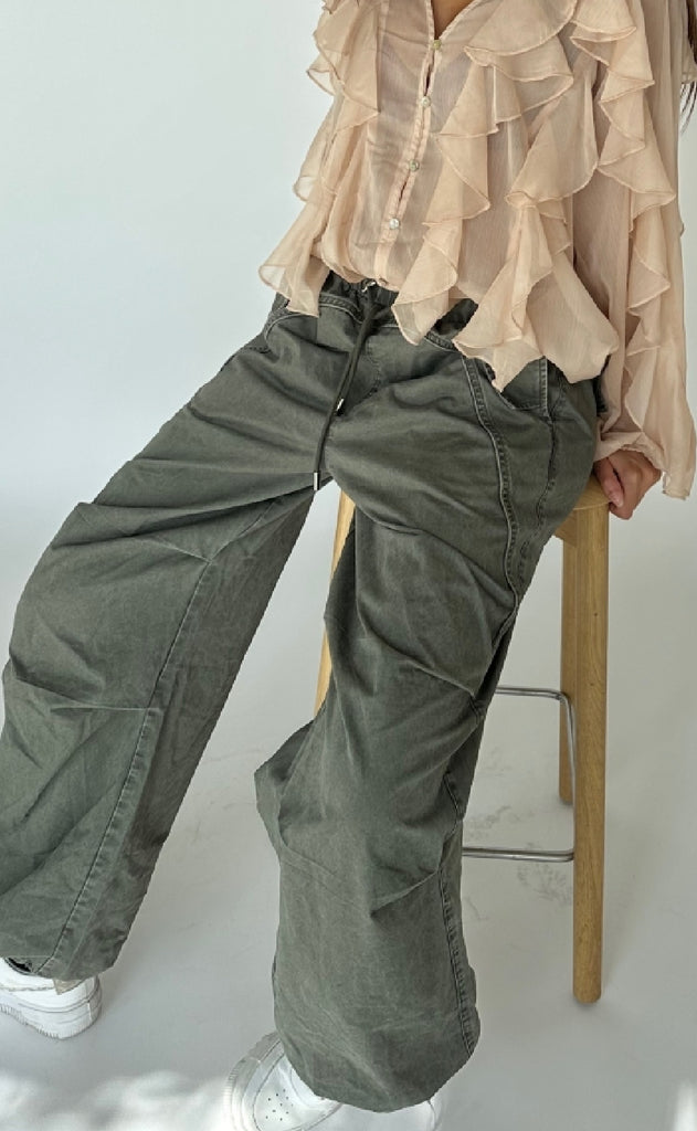 Continue Bukser - Carrie - Army