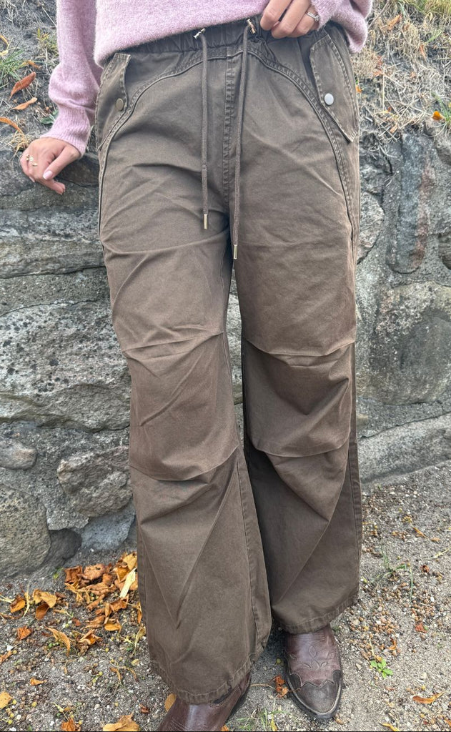 Continue Bukser - Carrie - Brown