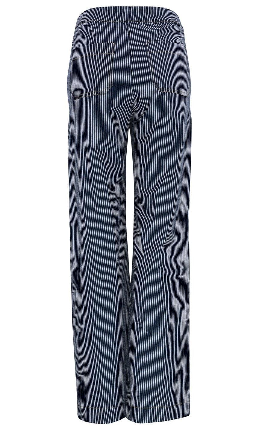 Continue Bukser - Daniella - Blue Stripe