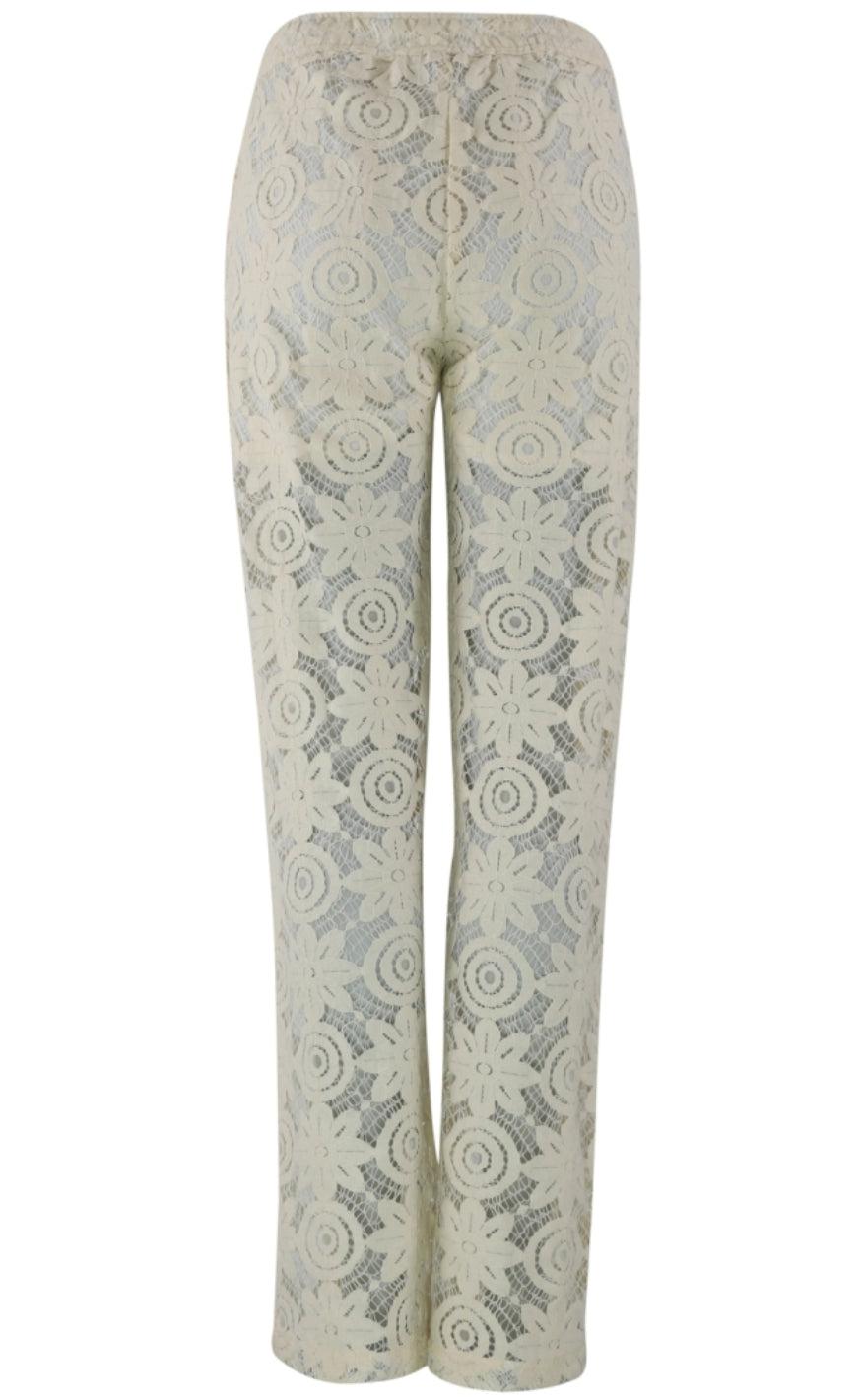 Continue Bukser - Lis Lace - Off White