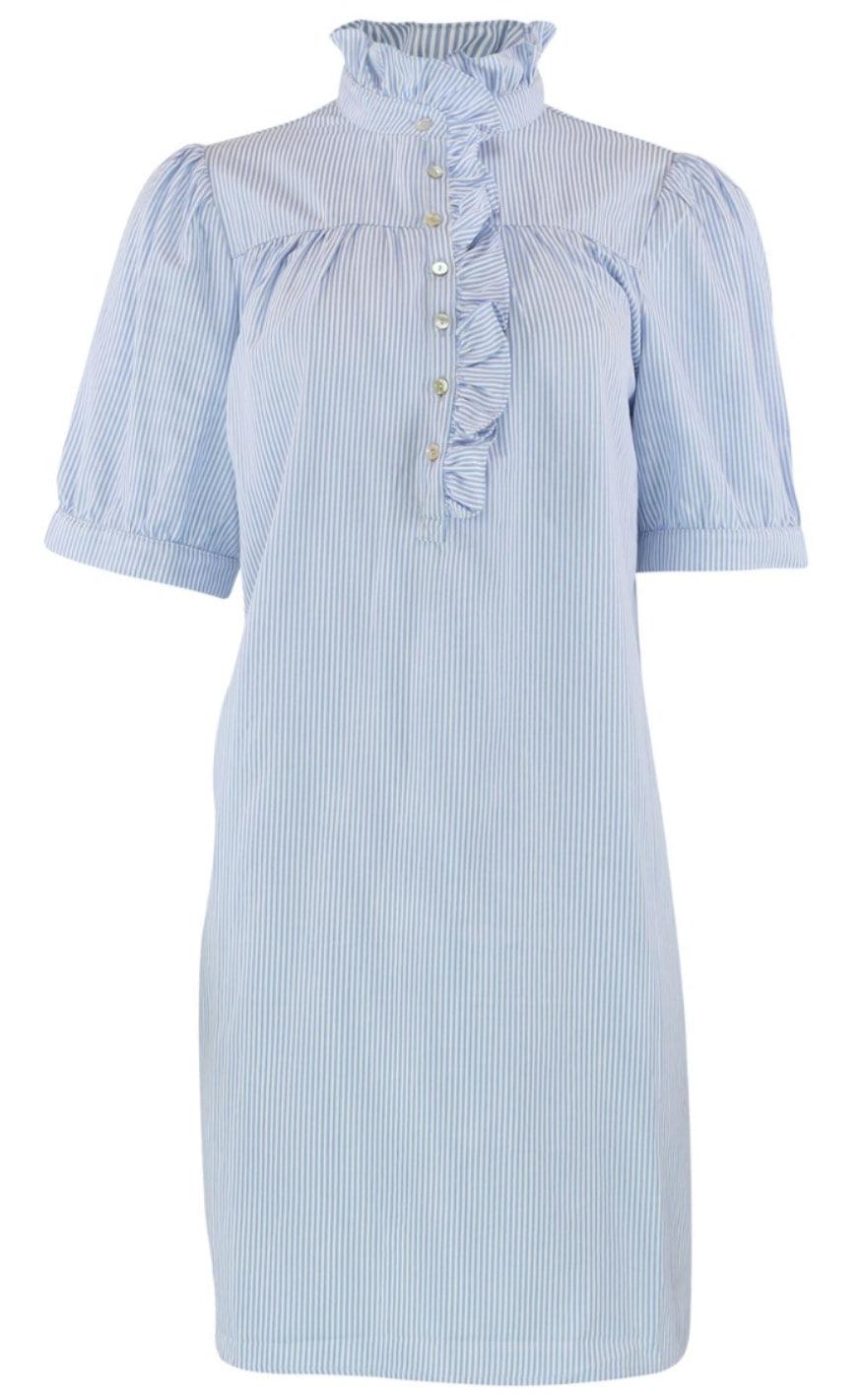 Continue Kjole - Ariana - Blue Stripe