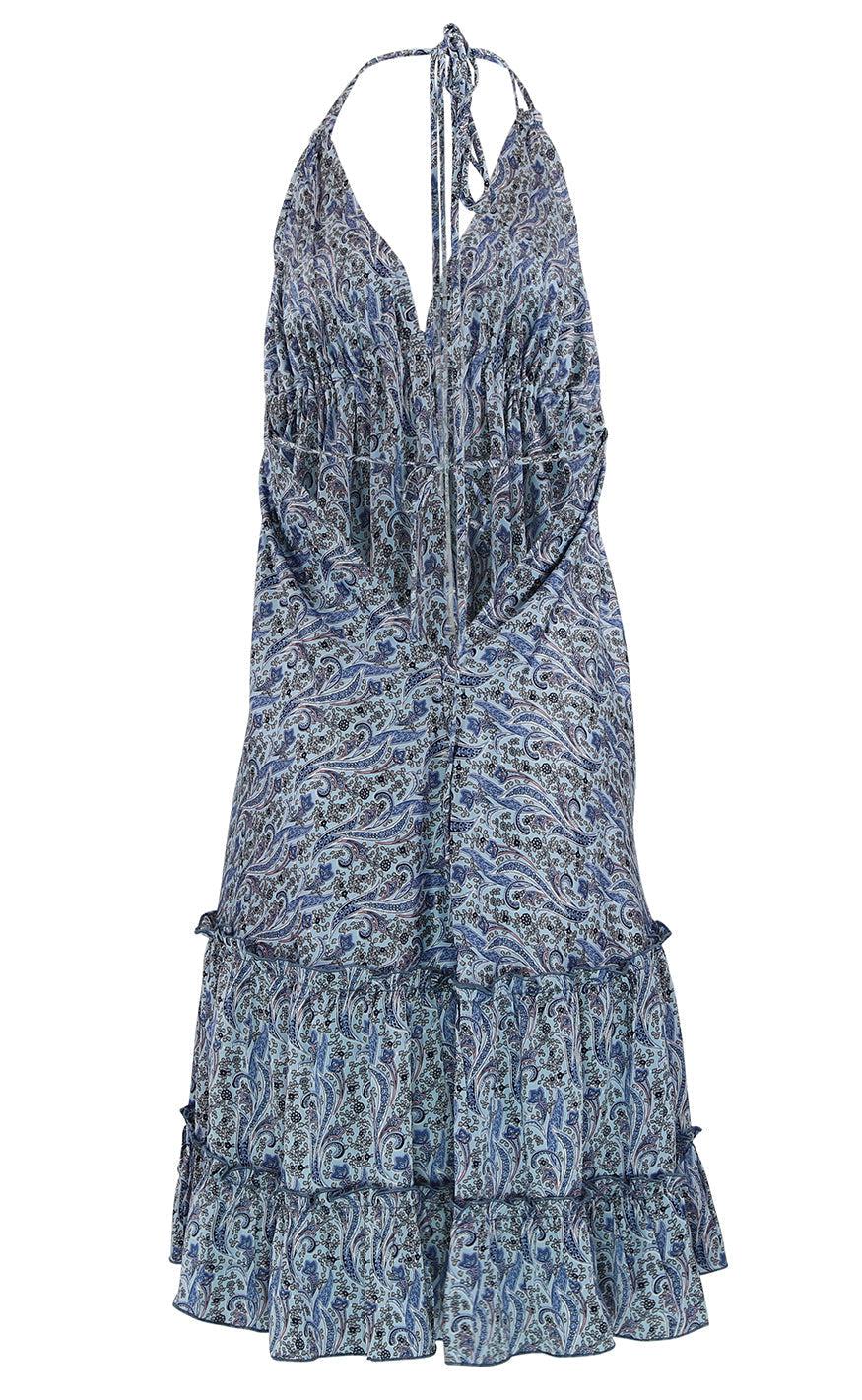 Continue Kjole - Dolly - Blue Paisley