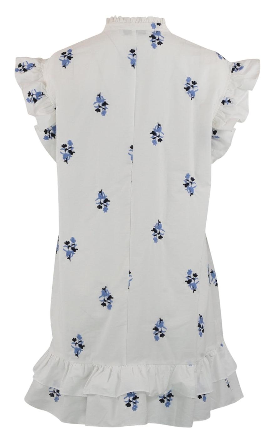 Continue Kjole - Lee Embrodery - White With Embro