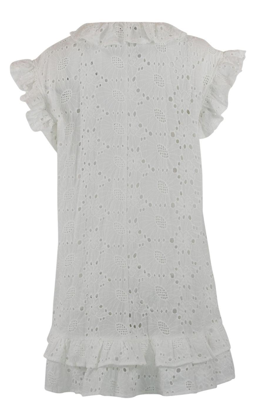 Continue Kjole - Lee Fringels Anglaise - White