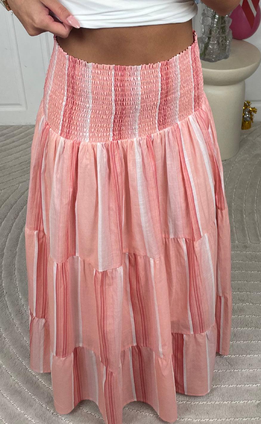 Continue Nederdel - Majse - Pastel Pink