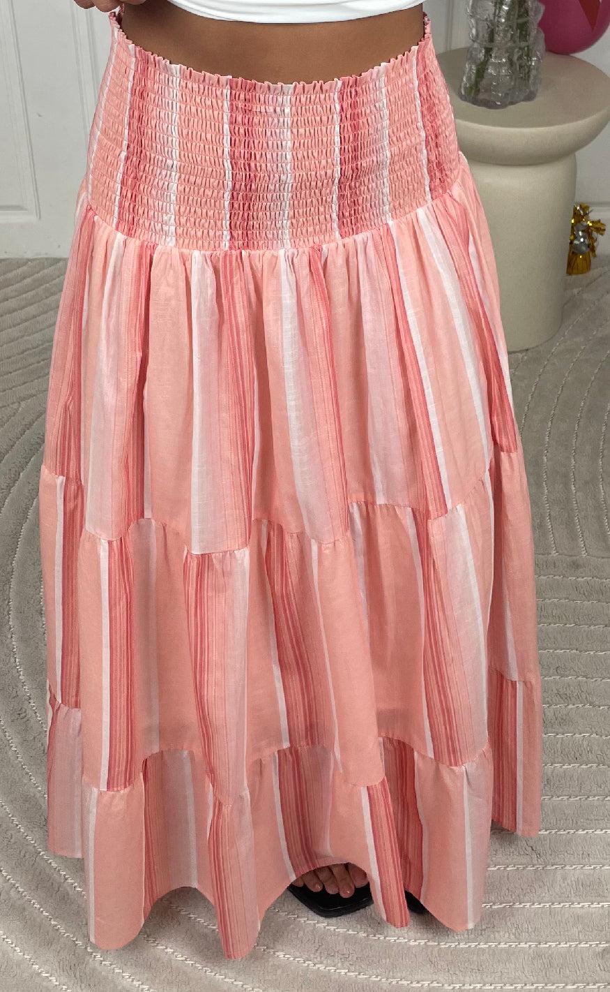 Continue Nederdel - Majse - Pastel Pink