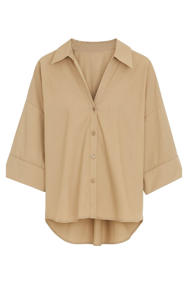Continue Skjorte - Augusta - Nougat