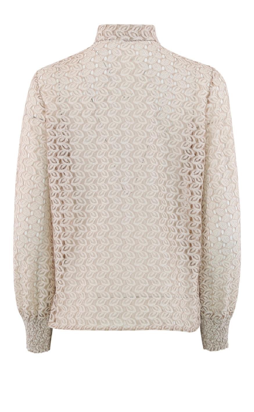 Continue Skjorte - Jeannie Lace - Nougat