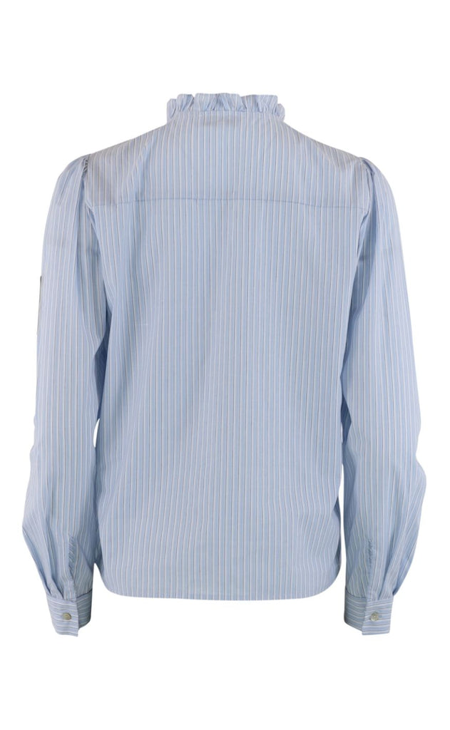 Continue Skjorte - Mili Stripe Patch - Blue Stripe