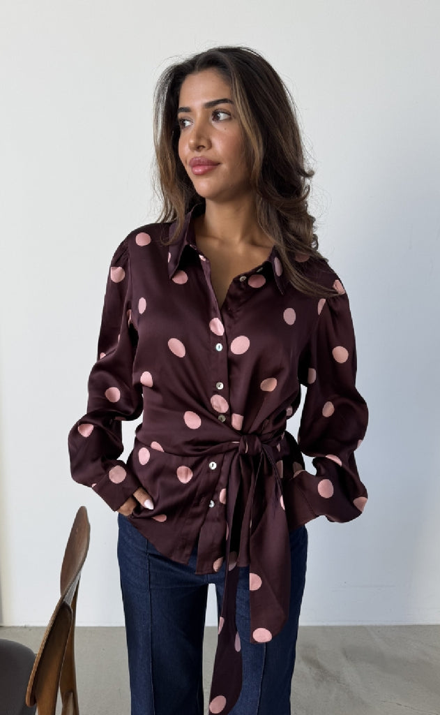 Continue Skjorte - Rosanne - Bordox Dot