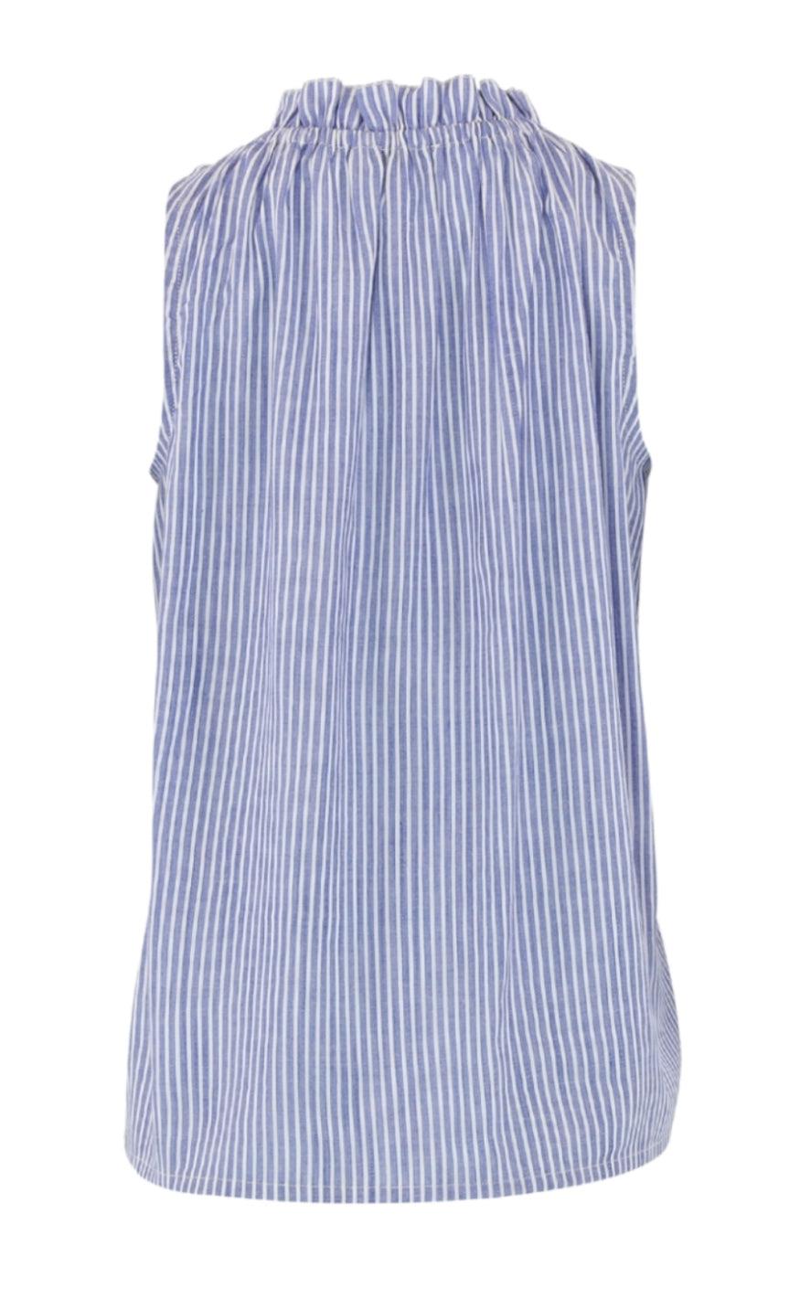 Continue Top - Liva Stripe - Blue/White