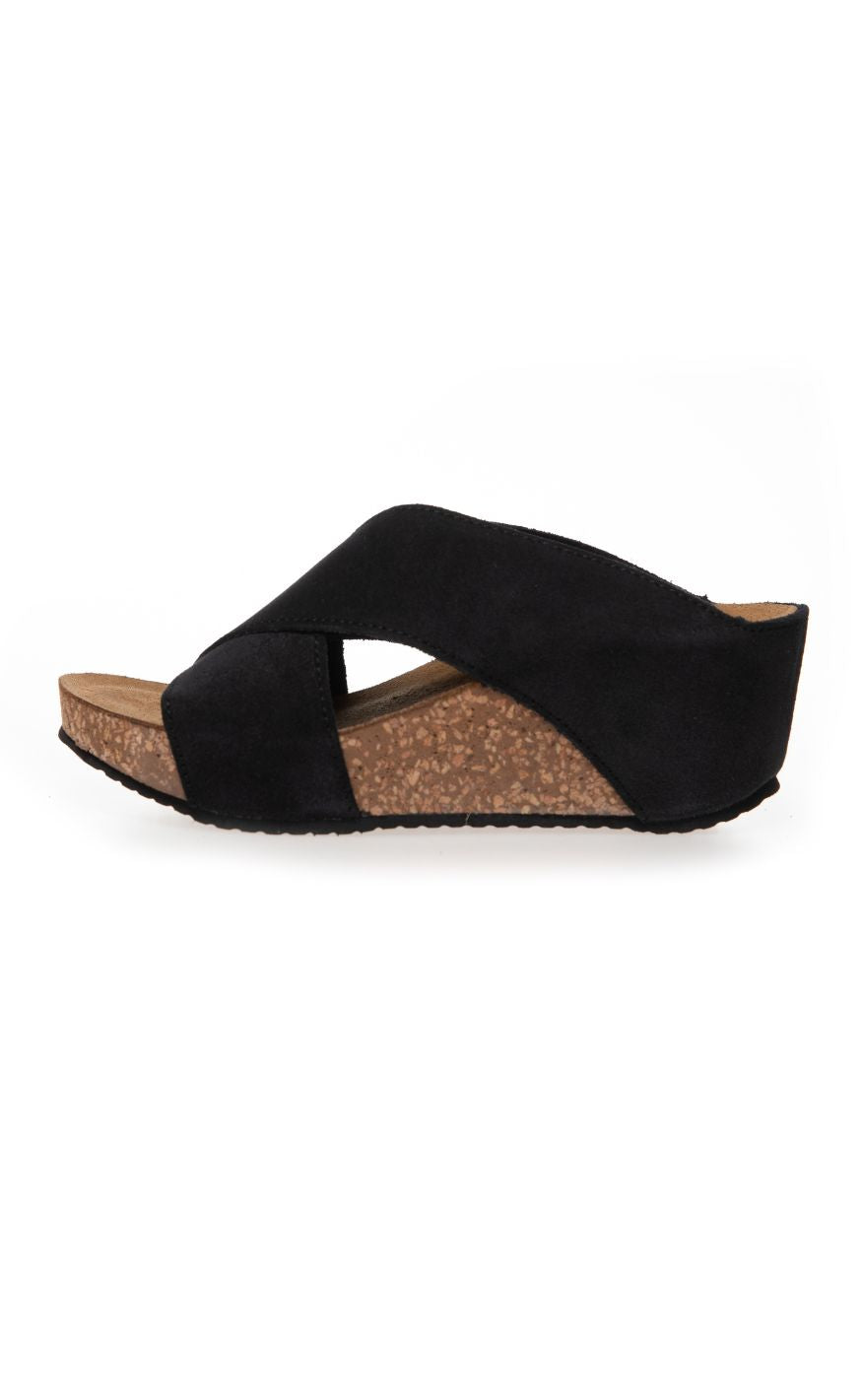 Copehagen Shoes Sandaler - Frances 23 Suede - Black