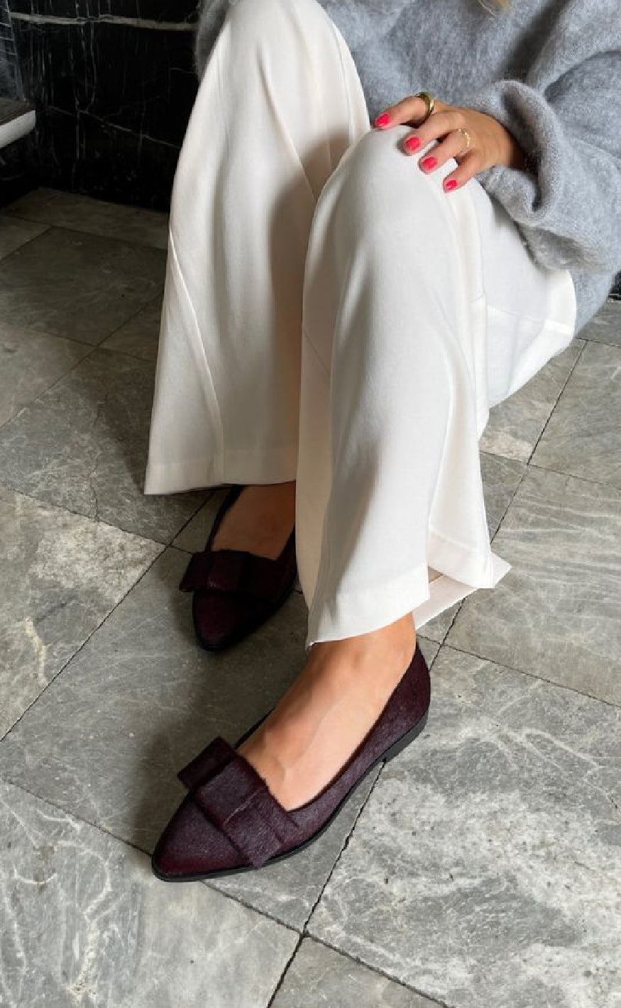 Copenhagen Shoes Ballarinaer - Keep Dreaming - Burgundy