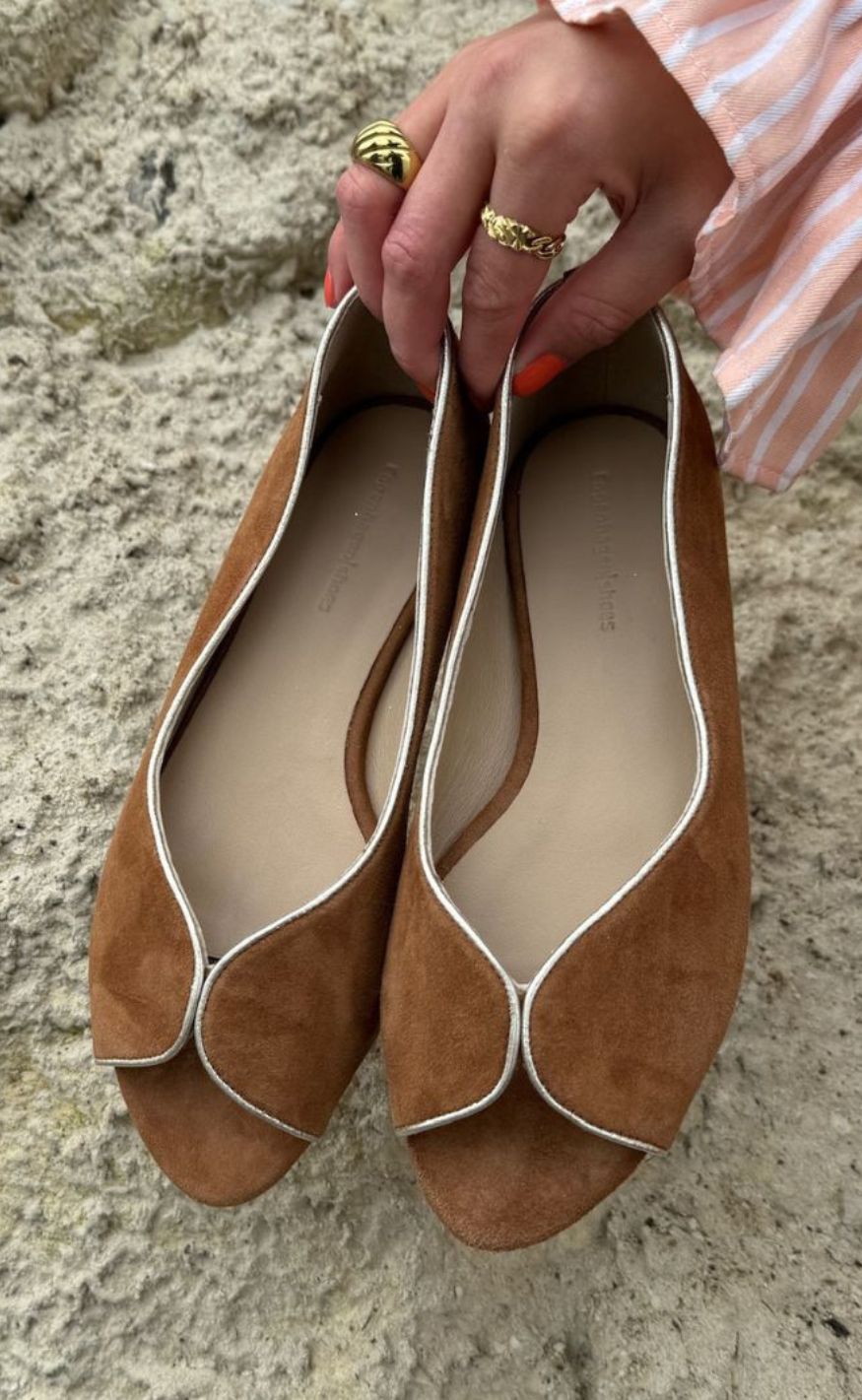 Copenhagen Shoes Ballerina - Like A Melody - Cognac