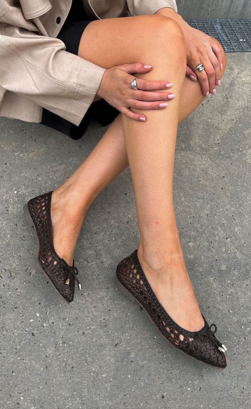 Copenhagen Shoes Ballerina - On My Love - Dark Brown
