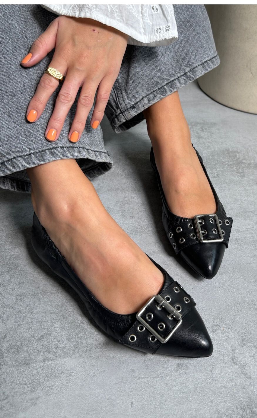 Copenhagen Shoes Ballerina - The Reason Why - Black