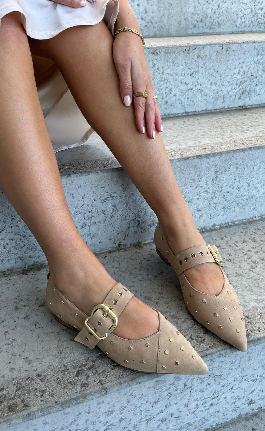 Copenhagen Shoes Ballerinaer - Be Sure - Beige