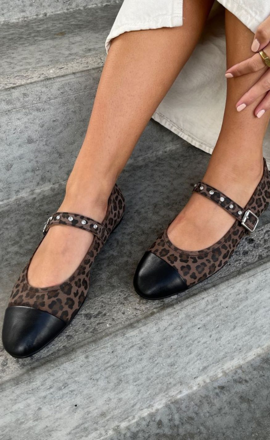 Copenhagen Shoes Ballerinaer - Dreaming Of Love - Lep Black