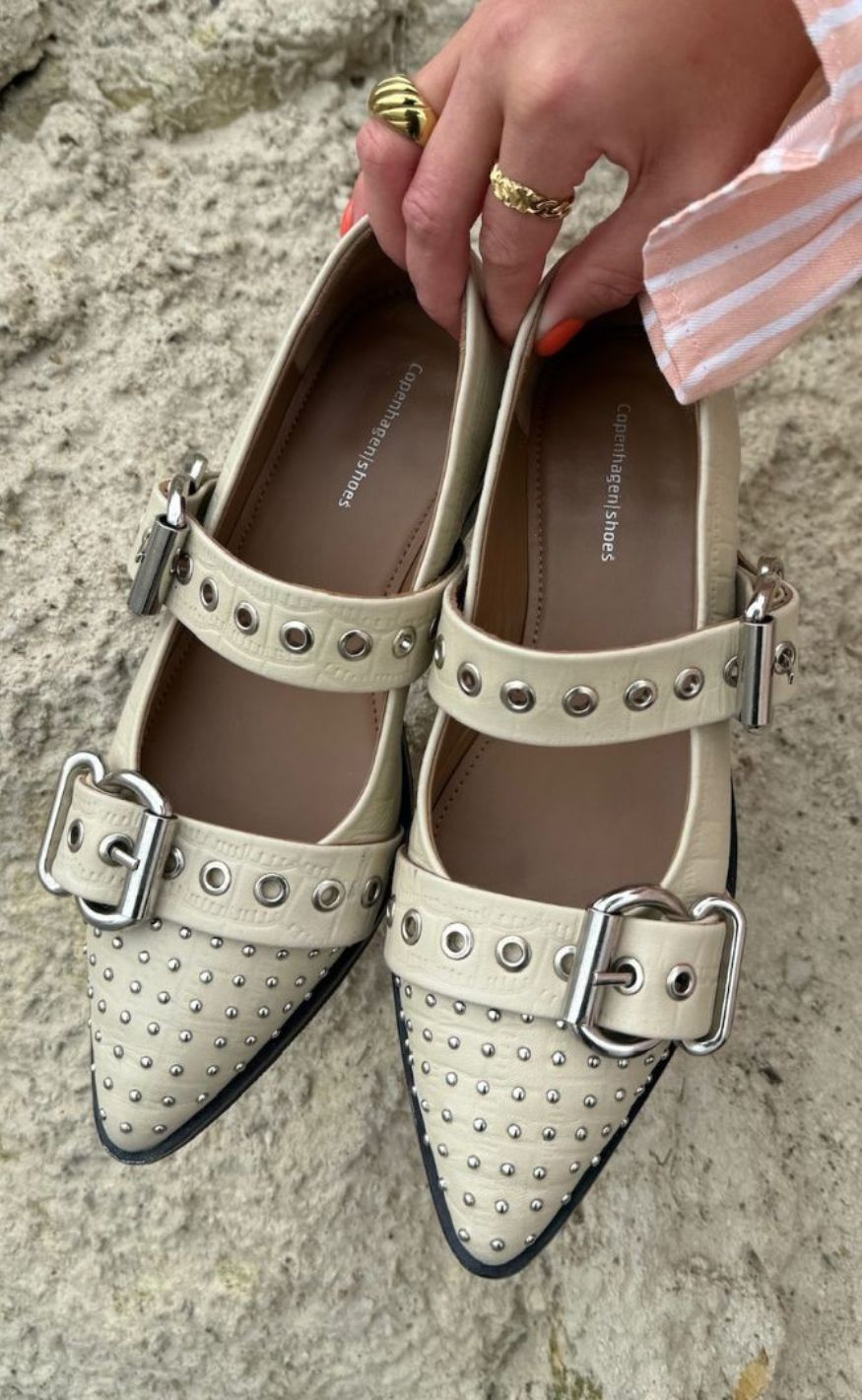 Copenhagen Shoes Ballerinaer - Future Vibes - Beige