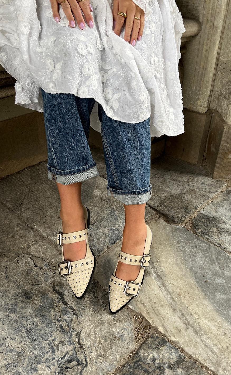 Copenhagen Shoes Ballerinaer - Future Vibes - Beige