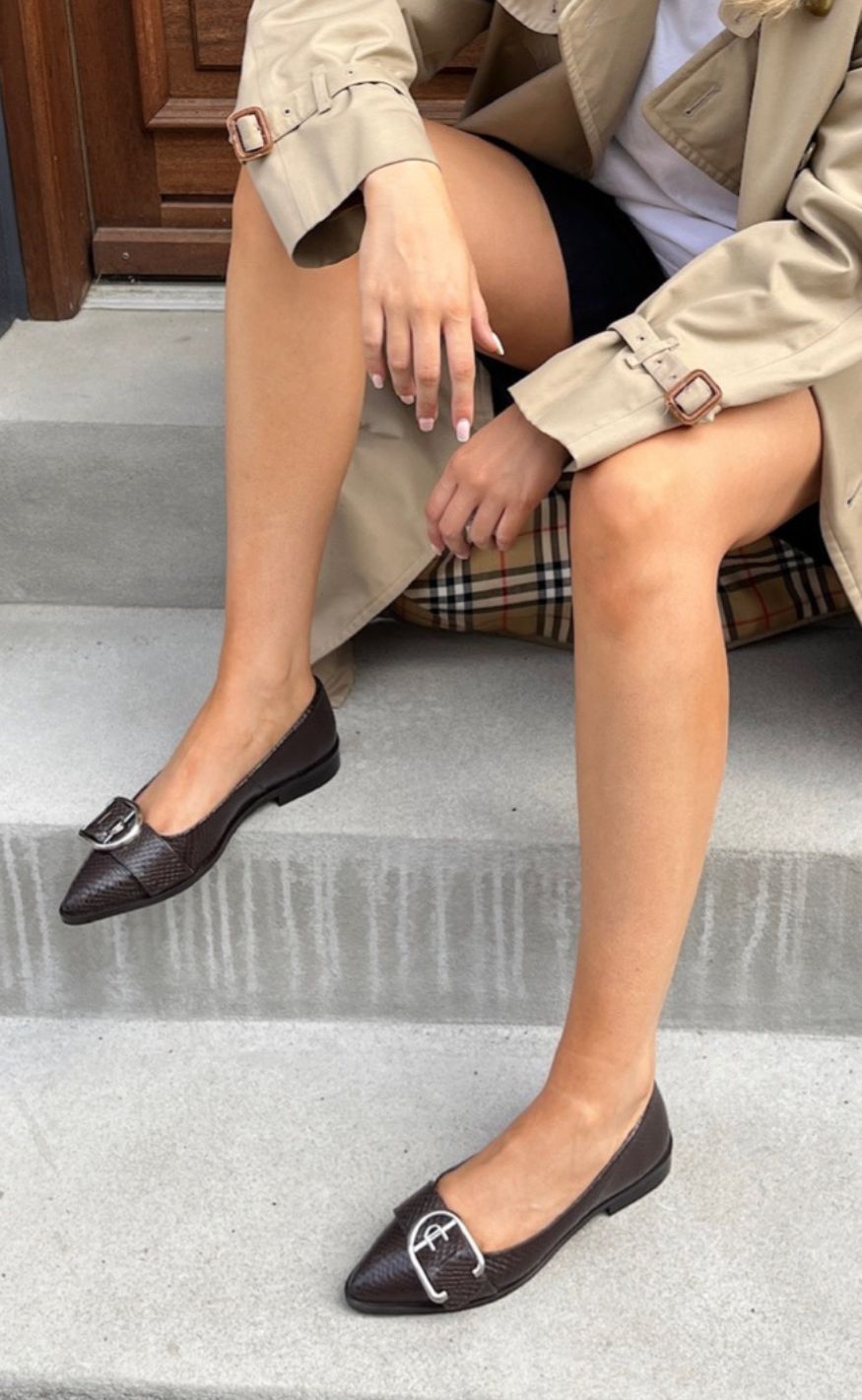 Copenhagen Shoes Ballerinaer - My Succes - Dark Brown
