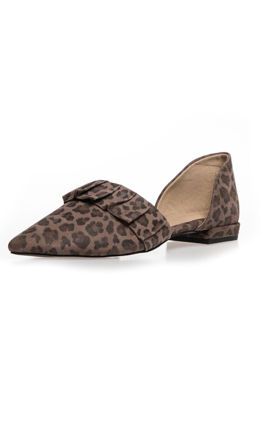 Copenhagen Shoes Ballerinaer - New Romance - Black/Brown Leo
