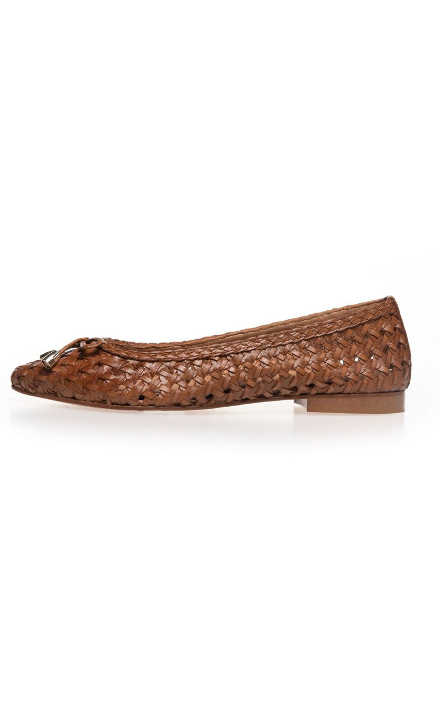 Copenhagen Shoes Ballerinaer - On My Love - Cognac