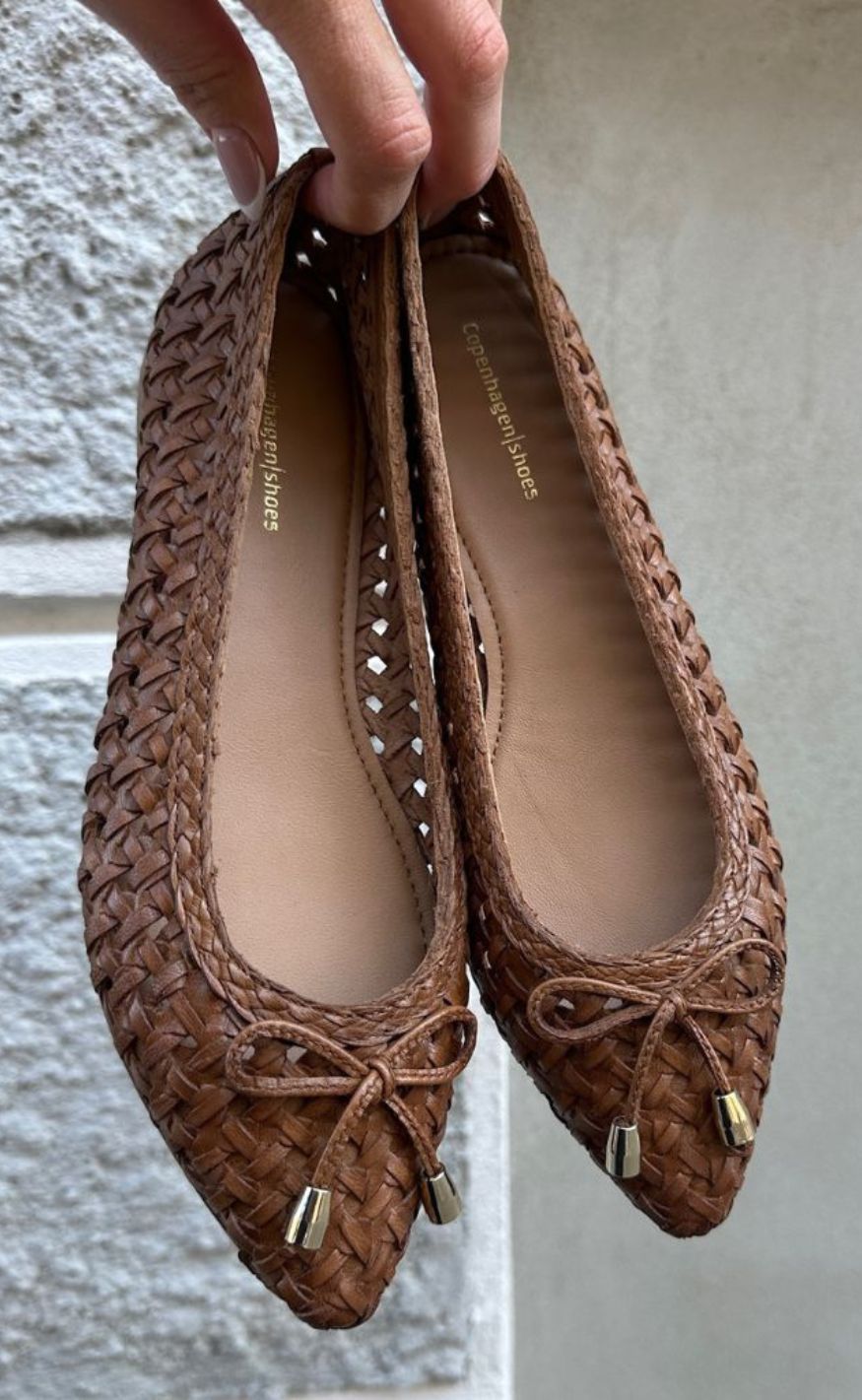 Copenhagen Shoes Ballerinaer - On My Love - Cognac