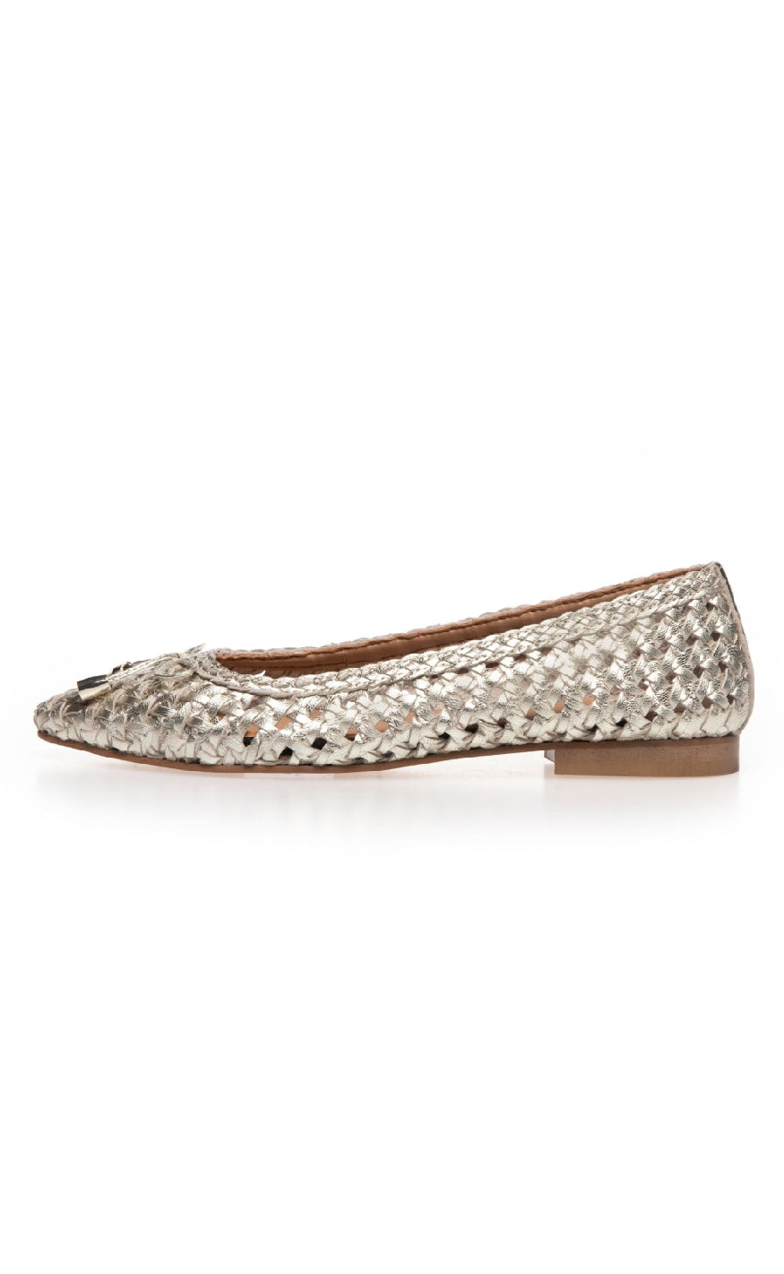Copenhagen Shoes Ballerinaer - On My Love - Gold
