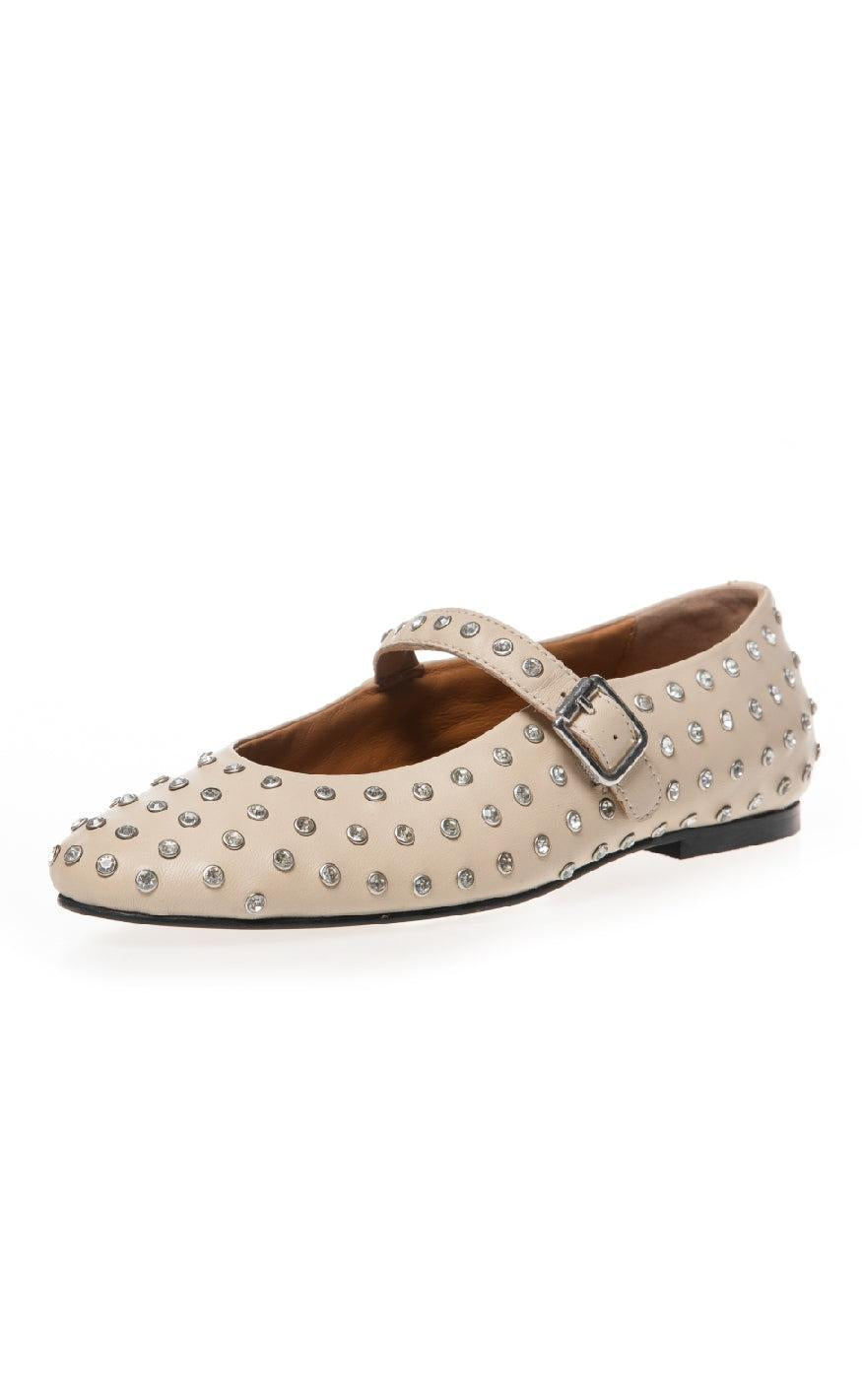 Copenhagen Shoes Ballerinaer - The Lovely Move - Beige