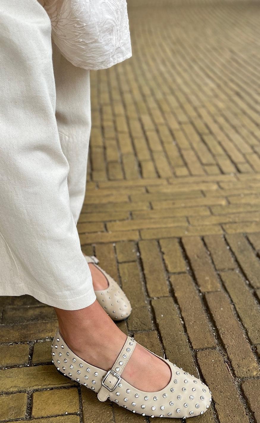 Copenhagen Shoes Ballerinaer - The Lovely Move - Beige
