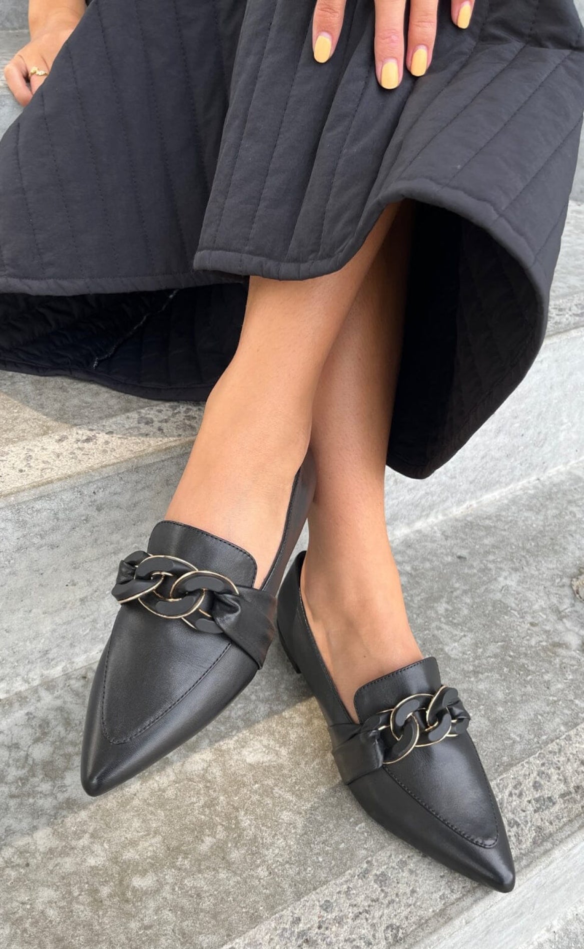 Copenhagen Shoes Ballerinaer - The Lovely One - Black