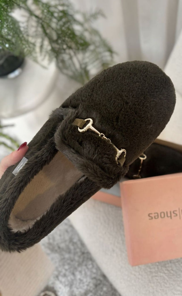 Copenhagen Shoes Hjemmesko - New Melania - Khaki