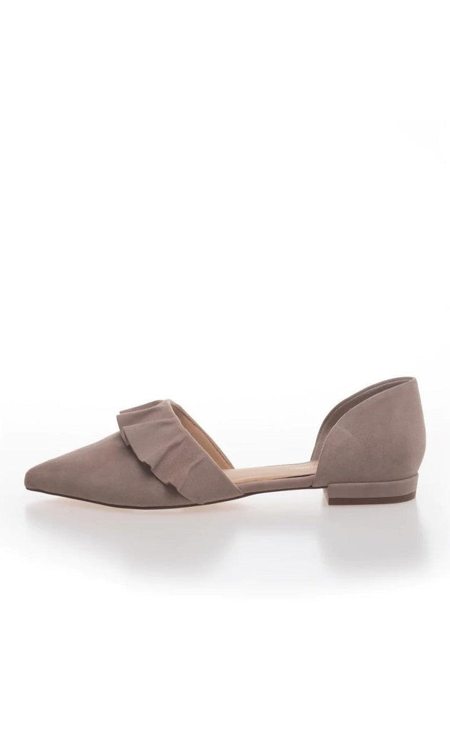 Copenhagen Shoes Loafers / Ballerina - New Romance Suede - Beige