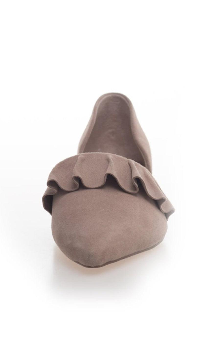 Copenhagen Shoes Loafers / Ballerina - New Romance Suede - Beige