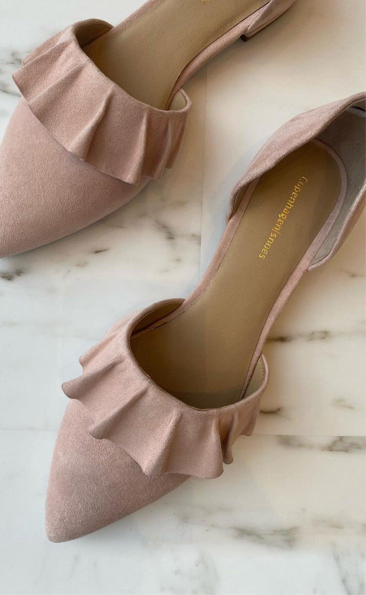 Copenhagen Shoes Loafers / Ballerina - New Romance Suede - Rosa