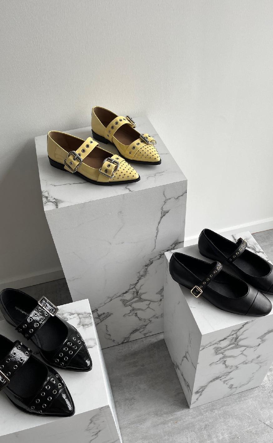 Copenhagen Shoes Loafers - Future Vibes Pantent - Yellow