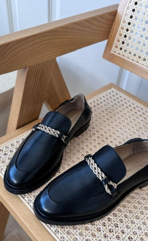 Copenhagen Shoes Loafers - Love And Walk - Black
