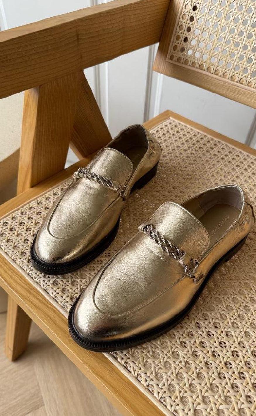 Copenhagen Shoes Loafers - Love And Walk - Platino